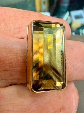 New photos, accurate sizing 6.5- Jamie Joseph smoky citrine ring